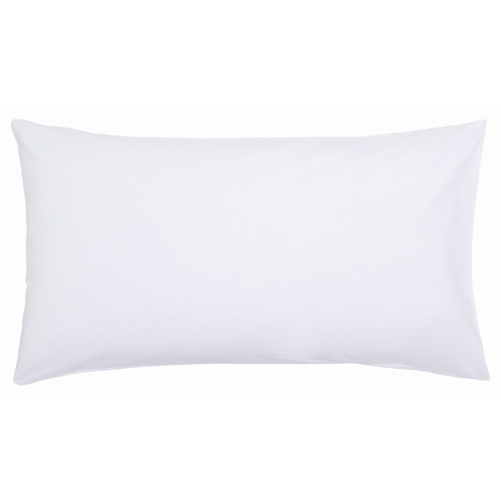 Plain Housewife Pillowcase By Bedeck of Belfast in White